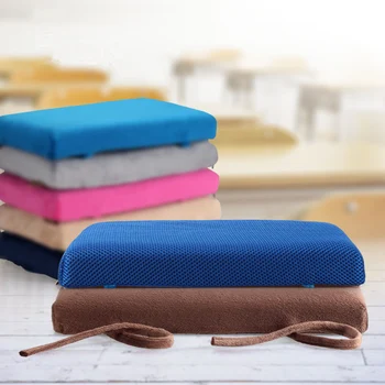 

Ergonomic Seat Cushion 34*24 cm Home Office School Memory Form Chair Cushion Anti Slip Square Seat Mat Chair Pad almofadas