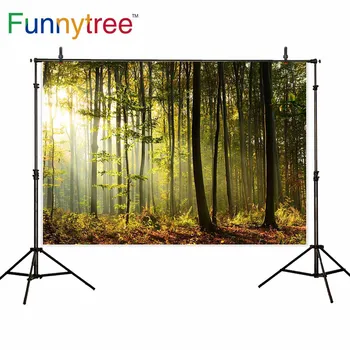 

Funnytree backdrop for photographic studio spring forest nature view plant professional background photobooth photocall printed