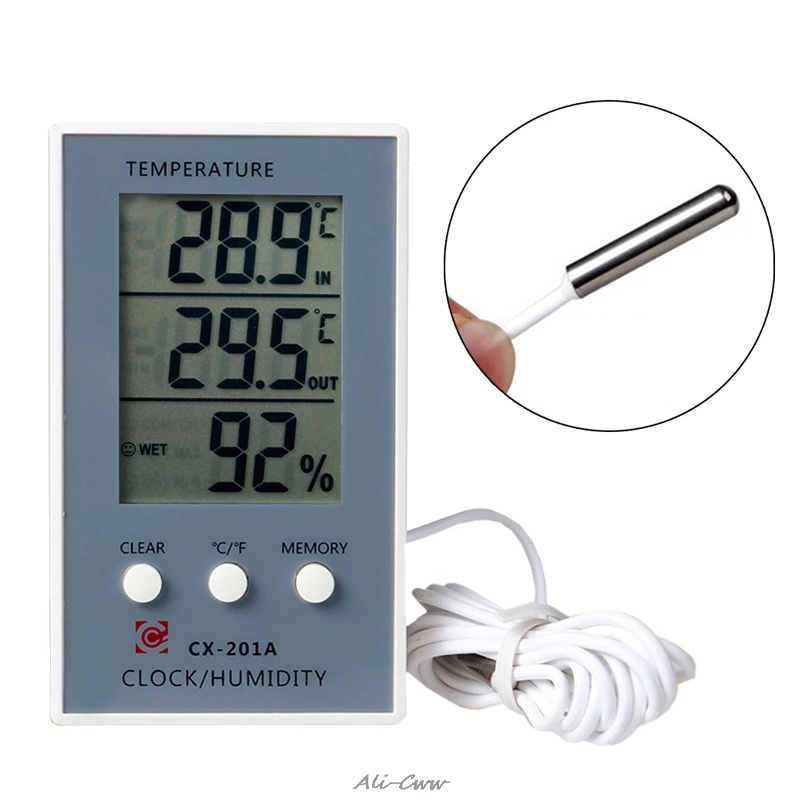 

LCD Digital Thermometer Hygrometer Temperature Humidity Measurer Tester