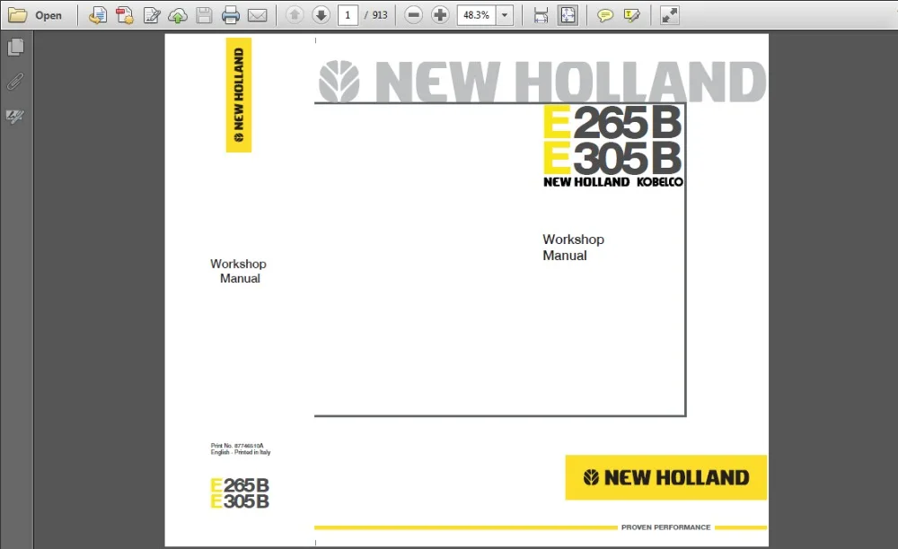 Полный комплект для обслуживания в Новой Голландии|service manual|full setnew holland |