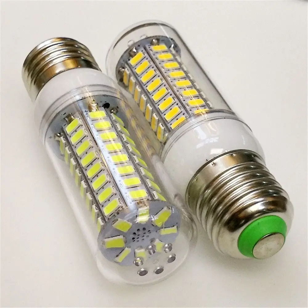 1 шт. светодиодный светильник E27 5 Вт 6 7 SMD 5730 кукурузная лампа энергосберегающий 220