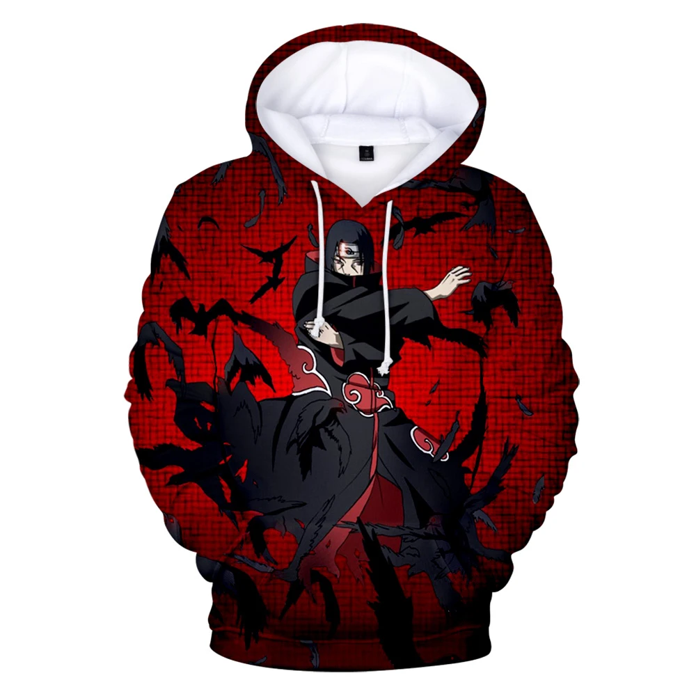 

Aikooki High Quality Naruto Hoodies Men Fashion Popular Harajuku Sweatshirts Naruto Anime Hoodies Streetwear Male pullover top