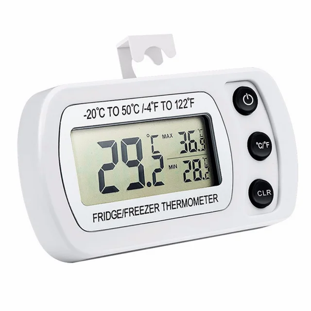 1 pz LCD Digitale Termometro Frigorifero Sensore di Temperatura del Congelatore 1 pz LCD Digitale Termometro Frigorifero Sensore di Temperatura del Congelatore