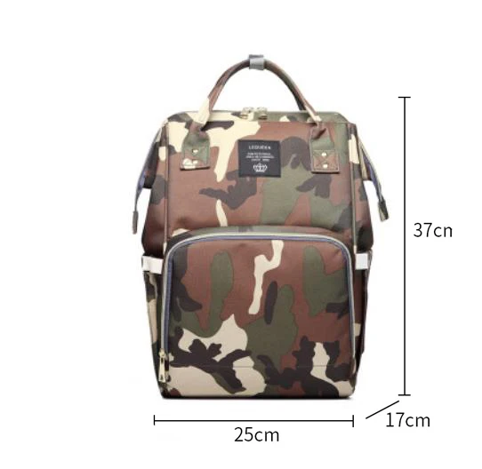 Camouflage Сумка для подгузников, рюкзак для мам, сумка для беременных, большая сумка для подгузников, Bolsa Maternida, с принтом, Bebe, детская сумка, рюкзак для путешествий, для ухода за ребенком, гидросумка - Цвет: Camouflage