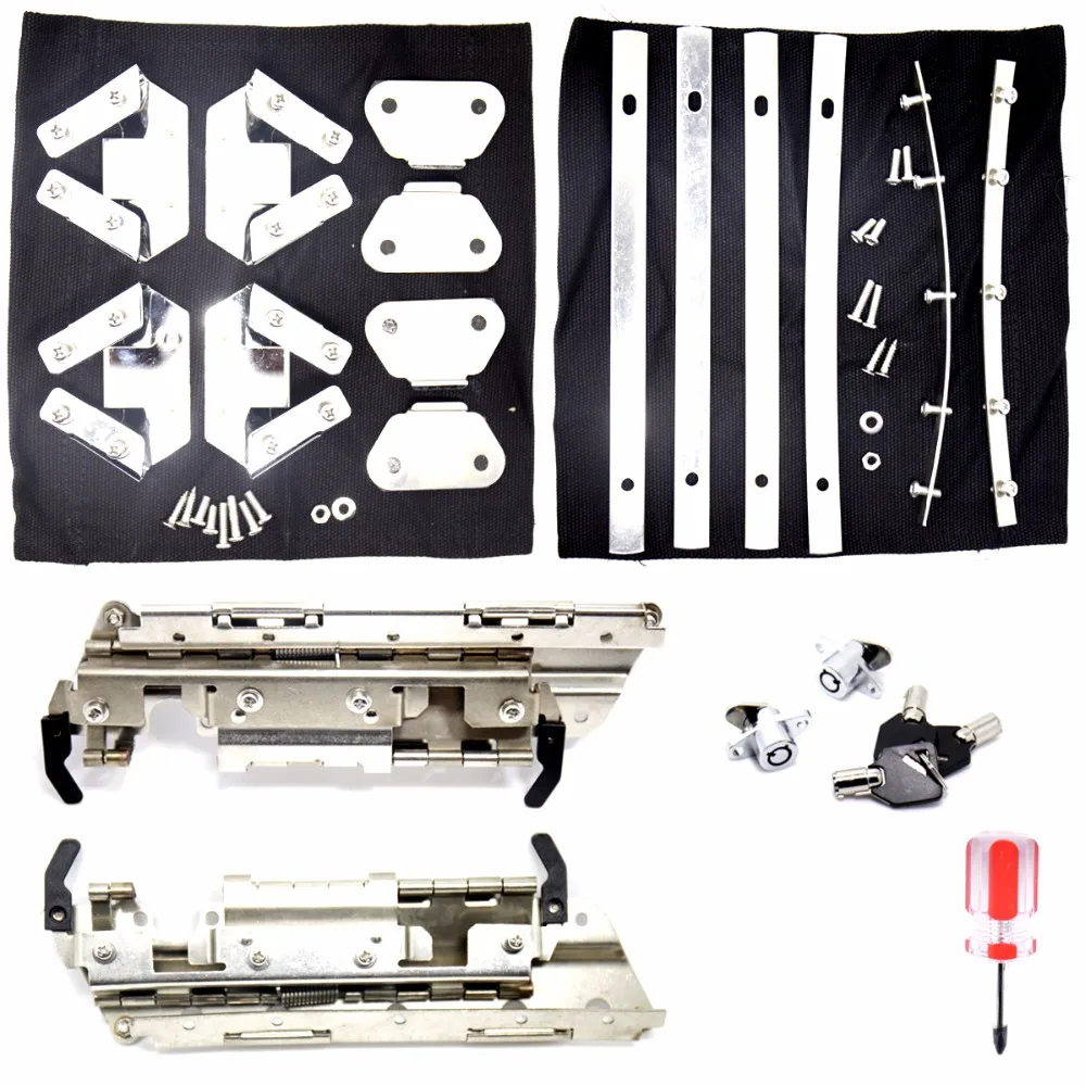 Hard Saddlebag Hardware Latch Lock Hinge Kits For Harley Road King