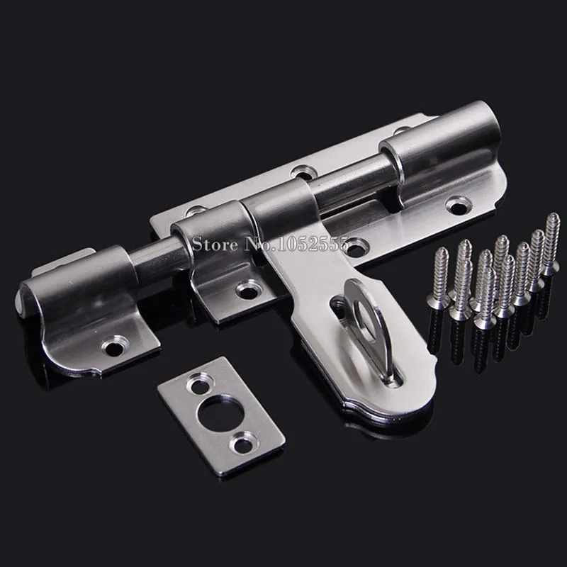 Hot 135mm Home Office Stainless Steel Door Bolts Lock Barrel Bolt Latch