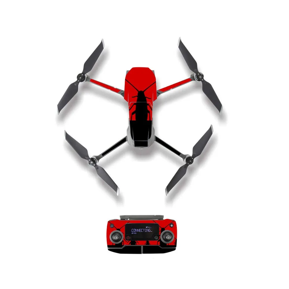 

Colorful Vinyl Skin Decal for Battery Waterproof Sticker For DJI Mavic 2 PRO/Mavic 2 Zoom- Included Drone and 3 Battery skin
