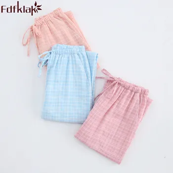 

Fdfklak New Products 2020 Spring Summer New Women Bottoms Cotton Pyjama Trousers Women Pajama Pants Lounge Wear Sleep Pants