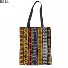 Африканская Парусиновая Сумка-тоут, повседневные пляжные сумки, Большая вместительная женская сумка для покупок, повседневные парусиновые сумки, сумка на плечо Bolsa