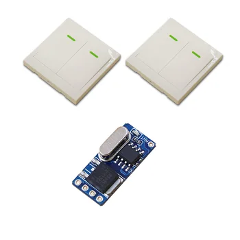 

315/433mhz DC 3.7V 4.5V 5V 6V 7.4V 9V 12V Mini Small Volume RF Remote Control Switch Transmitter System Momentary Toggle Latched