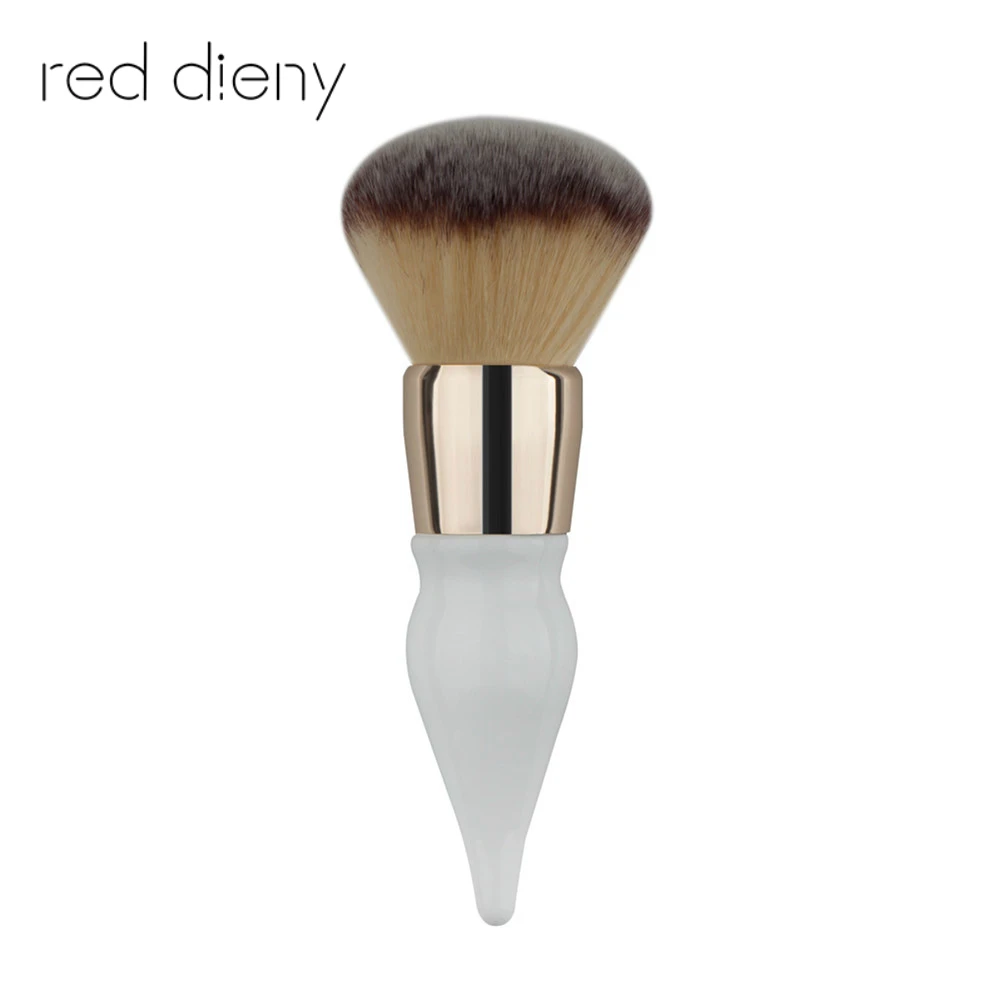 

1 Pc Face Makeup Brush Large Blusher Powder Brushes Black Handle With Piano Paint Process Makeup Tool
