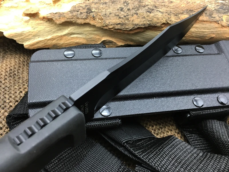 VENOM Survival Fixed Knives,N690 Steel Blade Rubber Handle Camping Tactical Knife,Hunting Knife. VENOM Survival Fixed Knives,N690 Steel Blade Rubber Handle Camping Tactical Knife,Hunting Knife.