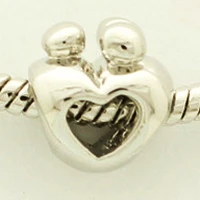 European  accessories metal  DIY  5MM LOVE heart s...
