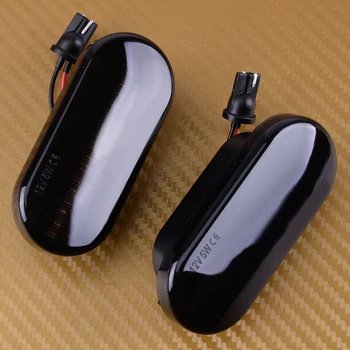 

New 3.2cm 12V 5W ABS Black Car Dynamic Flowing LED Side Marker Signal Light Indicators Repeaters Yellow Fit For VW T5 Volkswagen