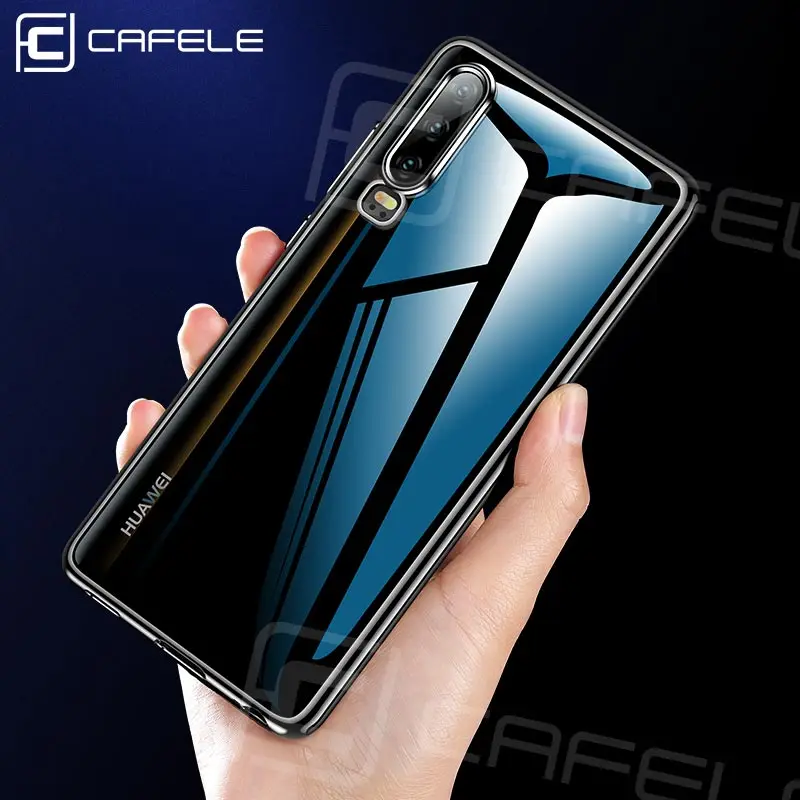 

CAFELE Plating Case for Huawei P30 Pro Soft Silicone TPU Cover for Huawei P30 Pro Ultra Thin Transparent Smooth Case