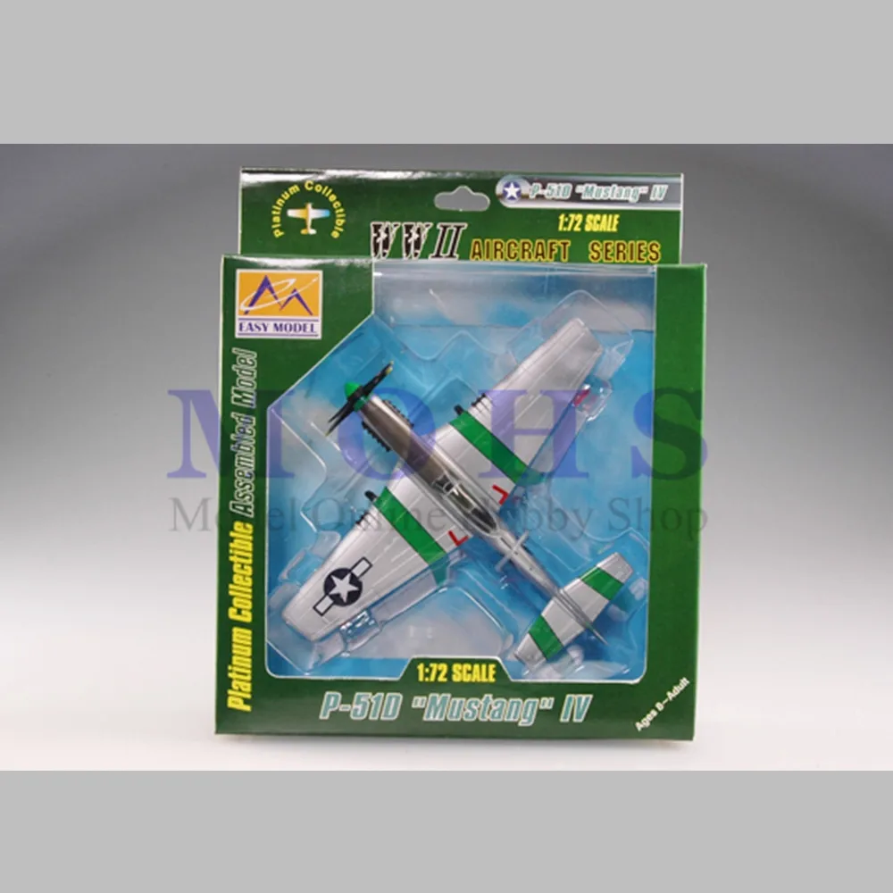 

EASY MODEL 37292 1/72 Assembled Model Scale Finished Model Scale Airplane Scale WW II Aircraft Warbird MUSTANG P-51D P-51D-45FS