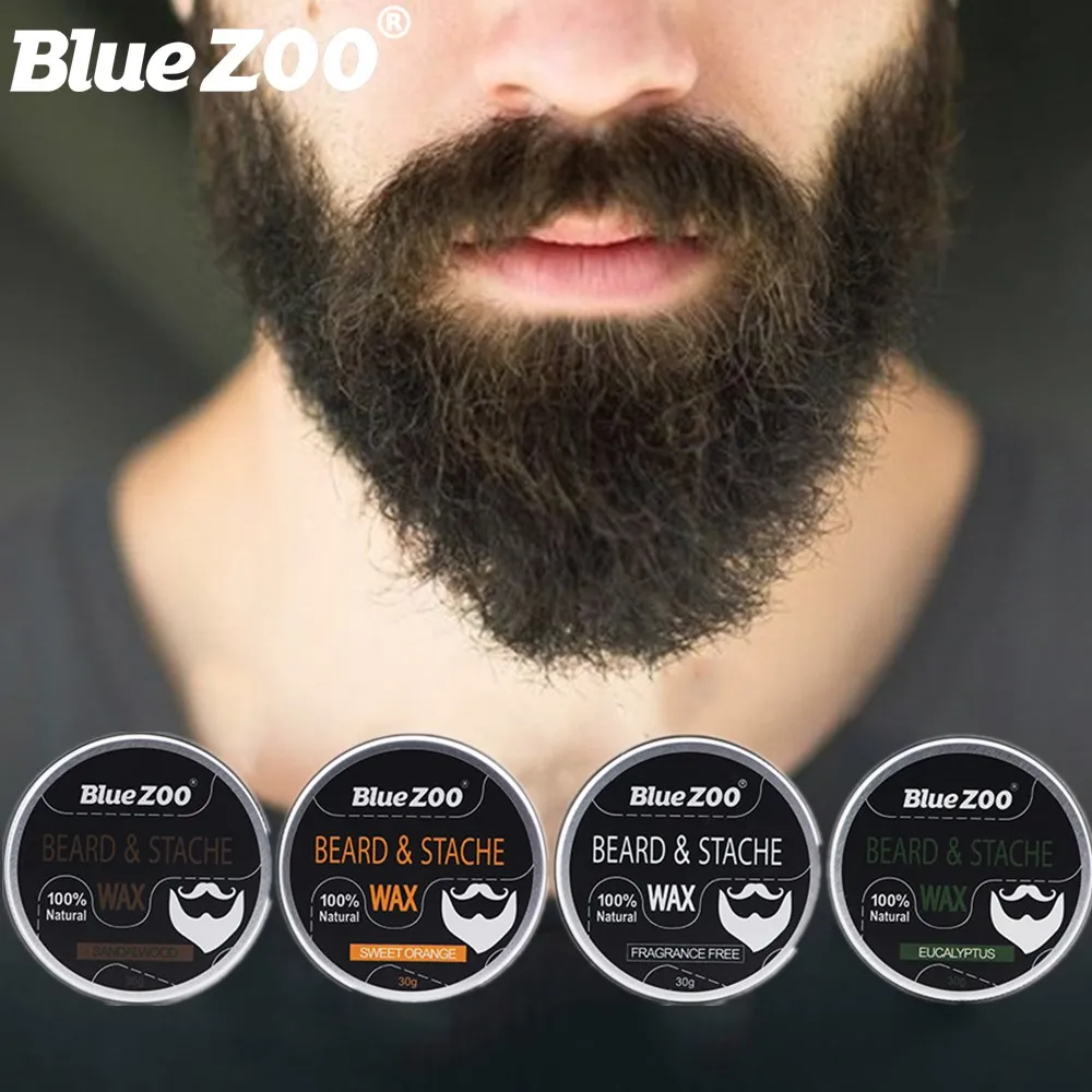BlueZOO 30 г натуральный бальзам для бороды кондиционер профессиональный рост