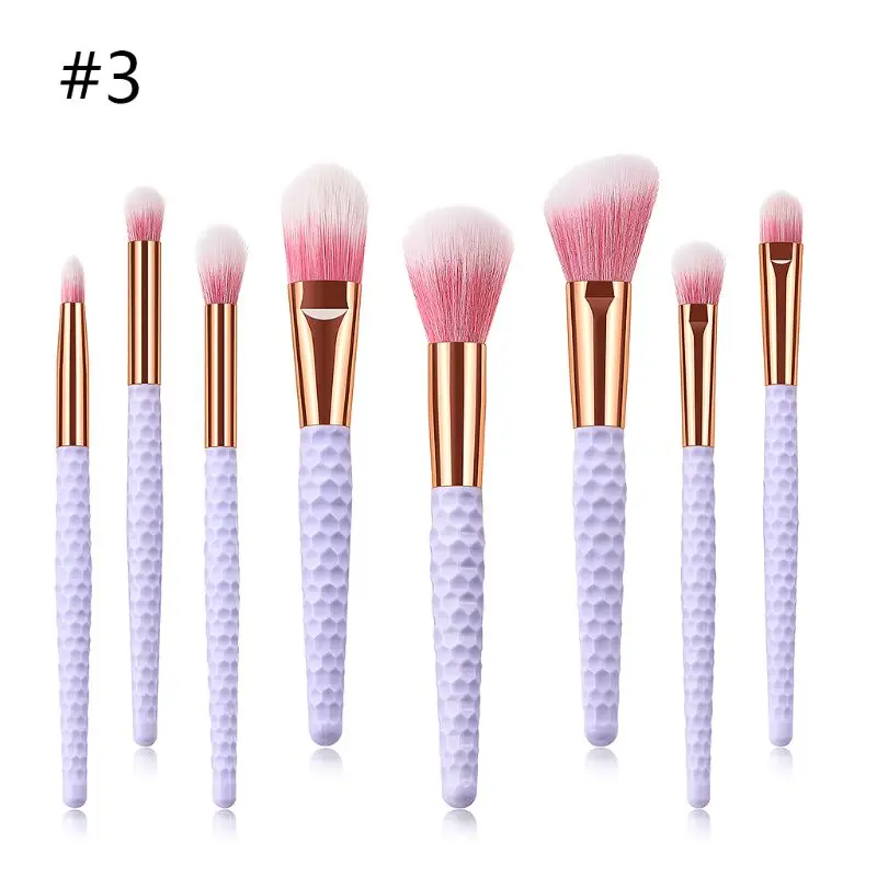 4/8 PCS/مجموعة ماكياج عينيه العين استحى مسحوق الأساس المهنية العسل الضروري الجمال أداة التجميل مجموعة