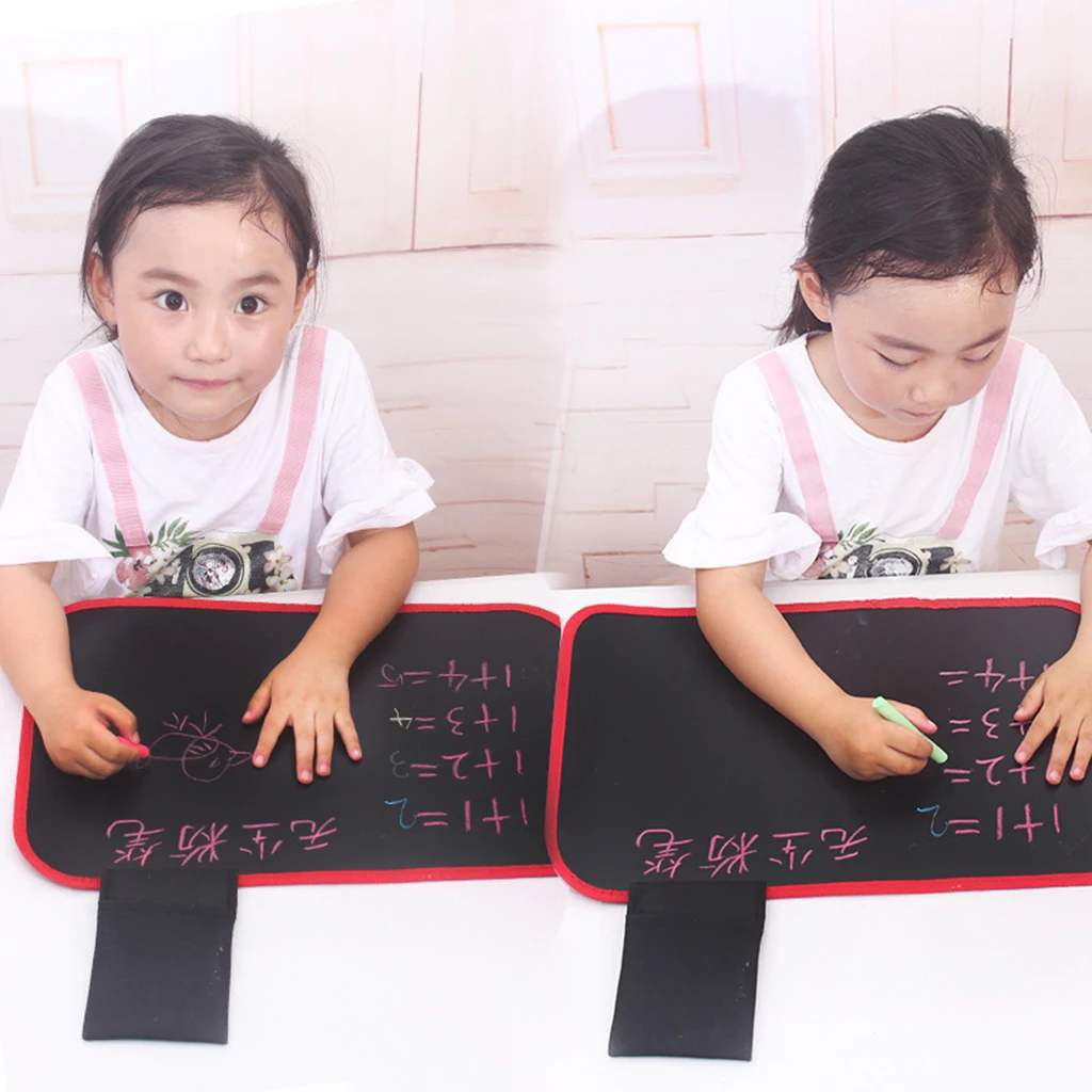 Kids Mess Free Chalk Coloring Board Doodle & Drawing Board Educational Learning Travel Gift For Boys Girls - 4 Patterns