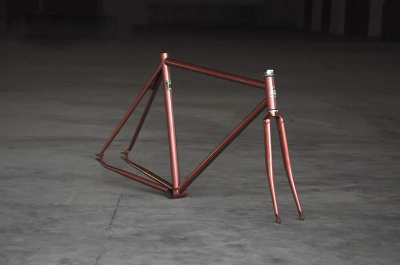 Flash Deal Chrome molybdenum steel frame 700C 50cm 52cm 54cm frame fixie bicyle road bike frame fixed Gear Bike frame 25