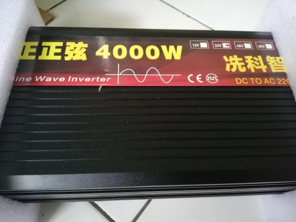 Инвертор 12 v 220 v 2000/3000/4000 w Напряжение трансформатор с немодулированным синусоидальным сигналом Мощность инвертор Dc12v к переменному току 220 v преобразователь+ 2 светодиодные Дисплей