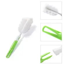 Длинные чистящие Детские щетки для бутылочек мягкие губки чистящие щетки кухонный инструмент для очистки внутренних поверхностей бутылки