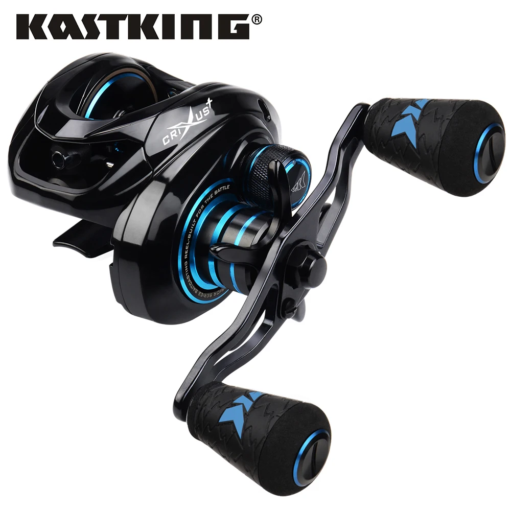 

KastKing Crixus Light Weight Baitcasting Fishing Reels 8KG Max Drag 6.5:1 / 7.2:1 Gear Ratio 5+1BBs 7+1BBs with 8 Magnetic Brake