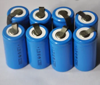 

20% OFF 8PCS UNITEK Sub C sc 1.2V rechargeable battery 2000mah ni-mh nimh cell with tab for power tools,vacuum cleaner