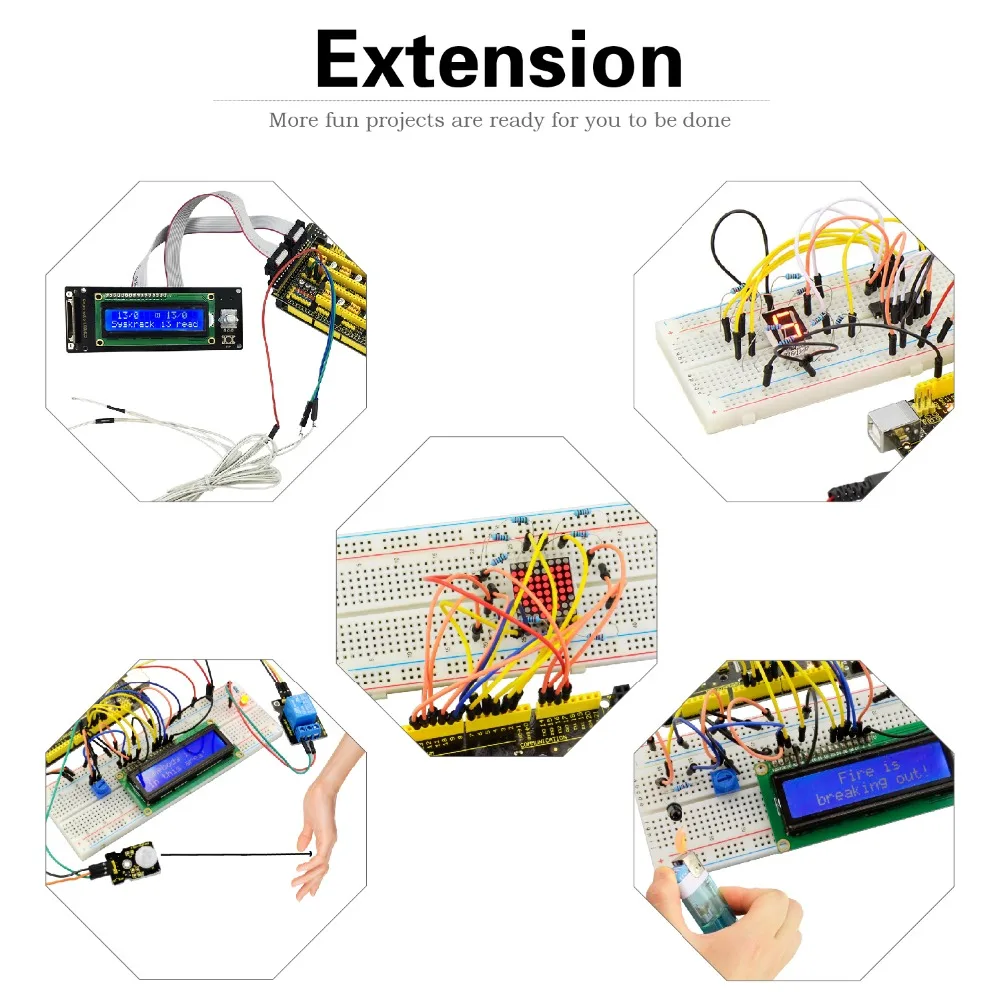 Keyestudio Супер Мега 2560 R3 5V 2A MP2307DN лапками углублением SOP-8+ USB кабель для Arduino UNO Mega