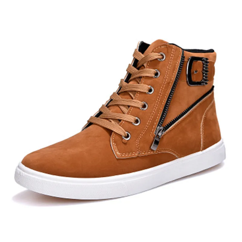 

New Fashion Men Canvas Boots Spring/Autumn Ankle Boots Couples Quality Boots Men Casual Boots Sport Shoes For Men Big Size