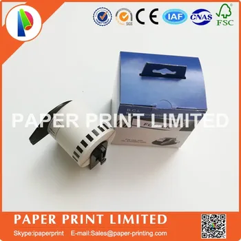 

4 Rolls Compatible DK-22113 Label 62mm*15.24M Continuous Compatible for Brother Label Printer Half Transparent Material