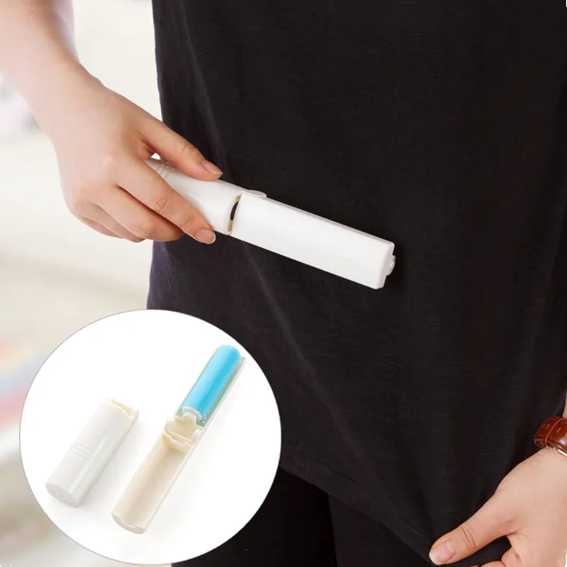 1pc Portable Washable Lint Sticky Roller Hair Dust Remover Cloth Sticky