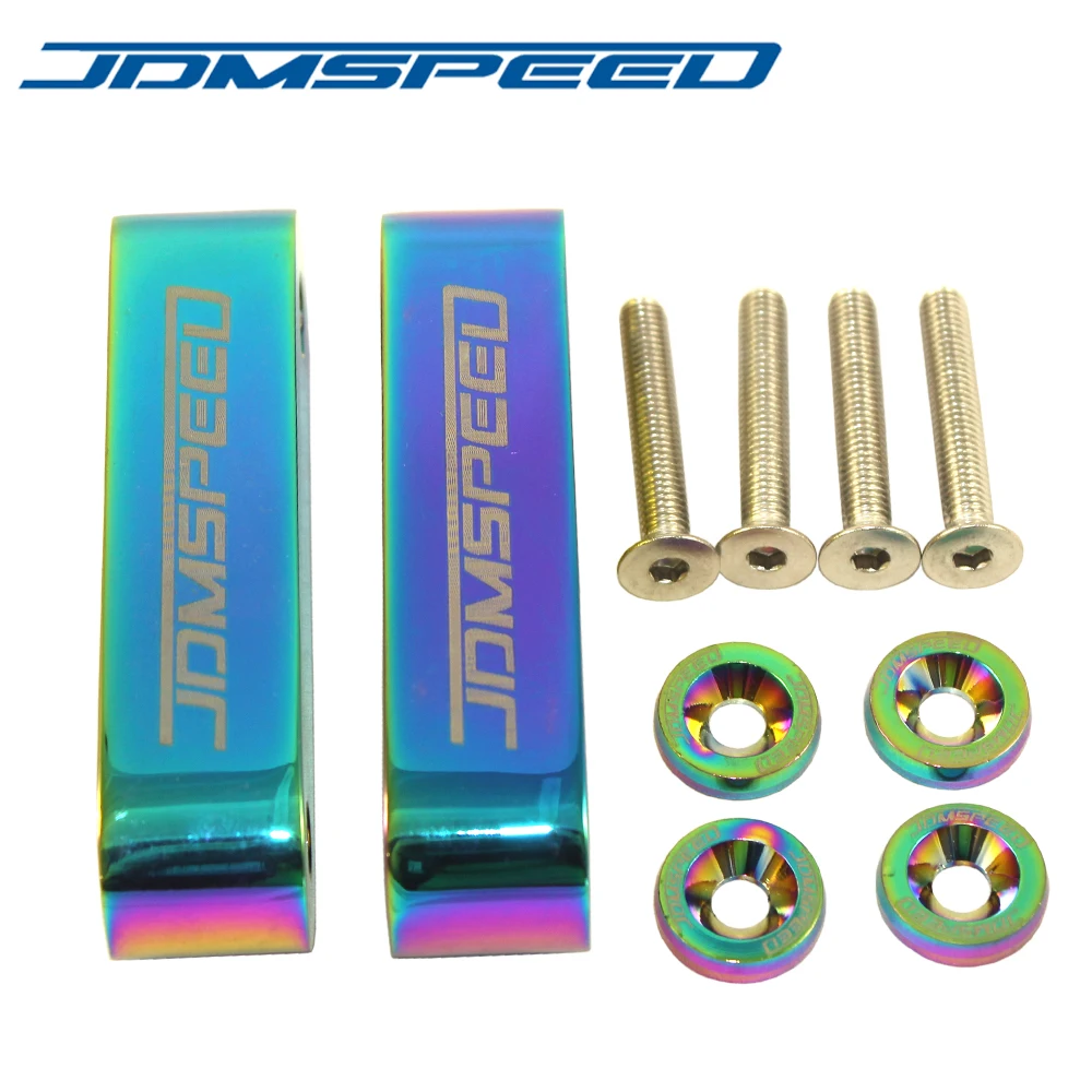 Neo хром jdmspeed Hood Spacer набор стоек для Honda Civic CRX 1988-2000 Acura Integra 1990-2001