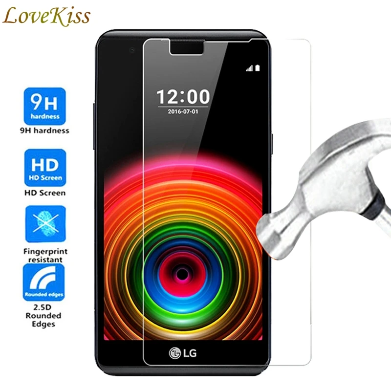 

For LG X Power Tempered Glass For LG X Power K220 K220DS LS755 US610 K450 Case Screen Protector Protective On X Power Cover Film