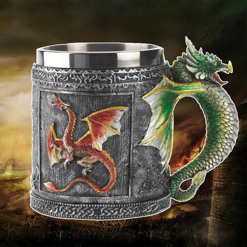 Кружка для пива с драконом Игра престолов кружки Caneca 3D креативный индивидуальный