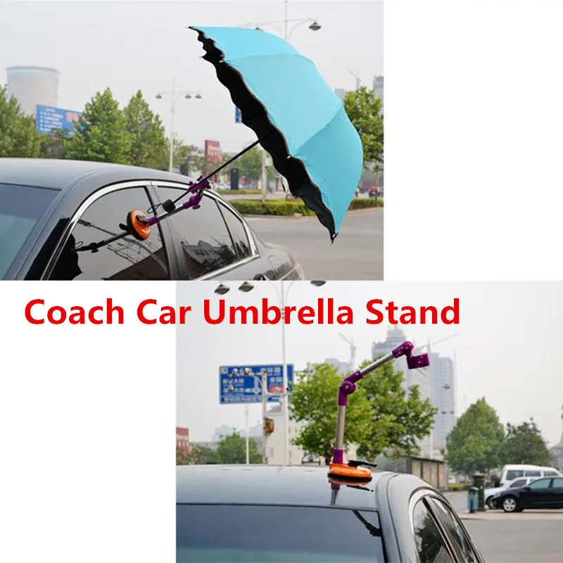 Instruc Car Umbrella Stand Sucker Umbrellas Stand Outdoor Driving