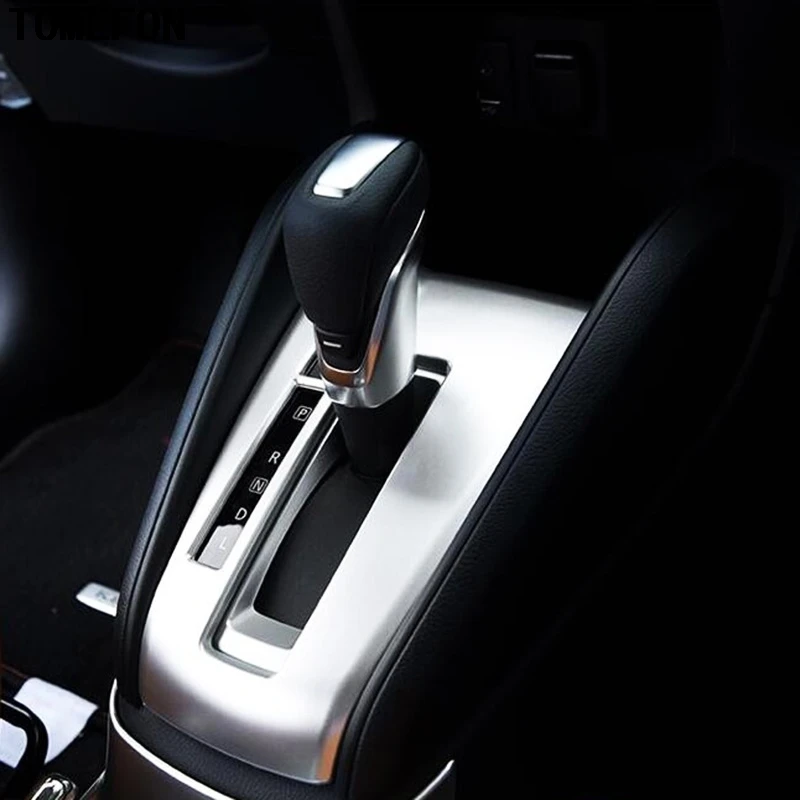 For Nissan Kicks 2016 2017 2018 ABS Chrome Matte Car Gear Head Sticker Trim Style AT Gear Shift Cover Left Hand Driver Model For Nissan Kicks 2016 2017 2018 ABS Chrome Matte Car Gear Head Sticker Trim Style AT Gear Shift Cover Left Hand Driver Model