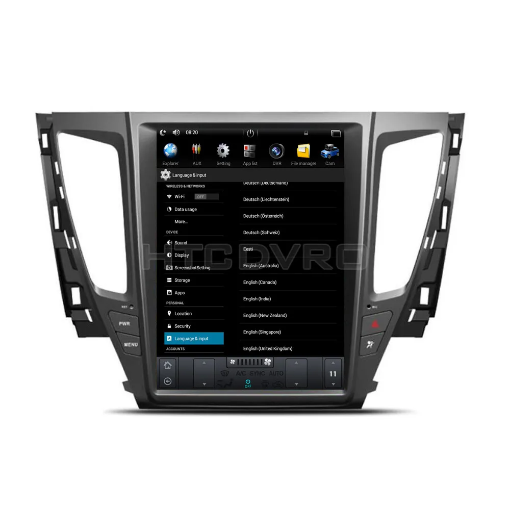 Discount YMODVHT 12.1inch Telsa Style Vertical Screen Quad Core Android 7.1 Car DVD GPS for Mitsubishi PAJERO Sport/L200 2016 2017 2018 5