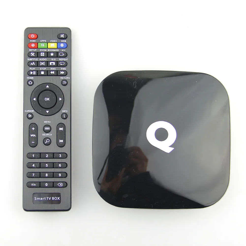

Hot Sale Q box Amlogic S905 Android 5.1 TV Box 2GB 16GB Bluetooth 4.0 Smart IPTV Box 2.4/5GHz WiFi Media Player