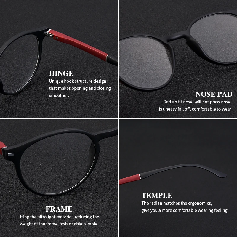 Ceny TR90 okrągłe okulary na receptę mężczyźni w stylu Vintage Retro jasne optyczne komputer krótkowzroczność okulary korekcyjne #88003