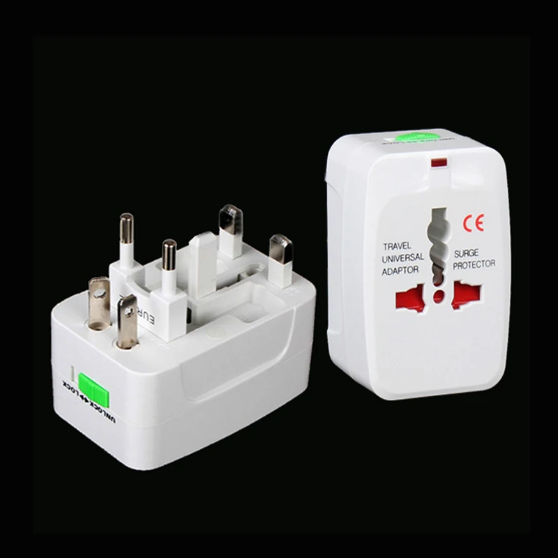 

Universal World Charger Adapter Plug All in one Travel AC Power Adapter Converter to US/UK/AU/EU Plug Socket Free Electrical
