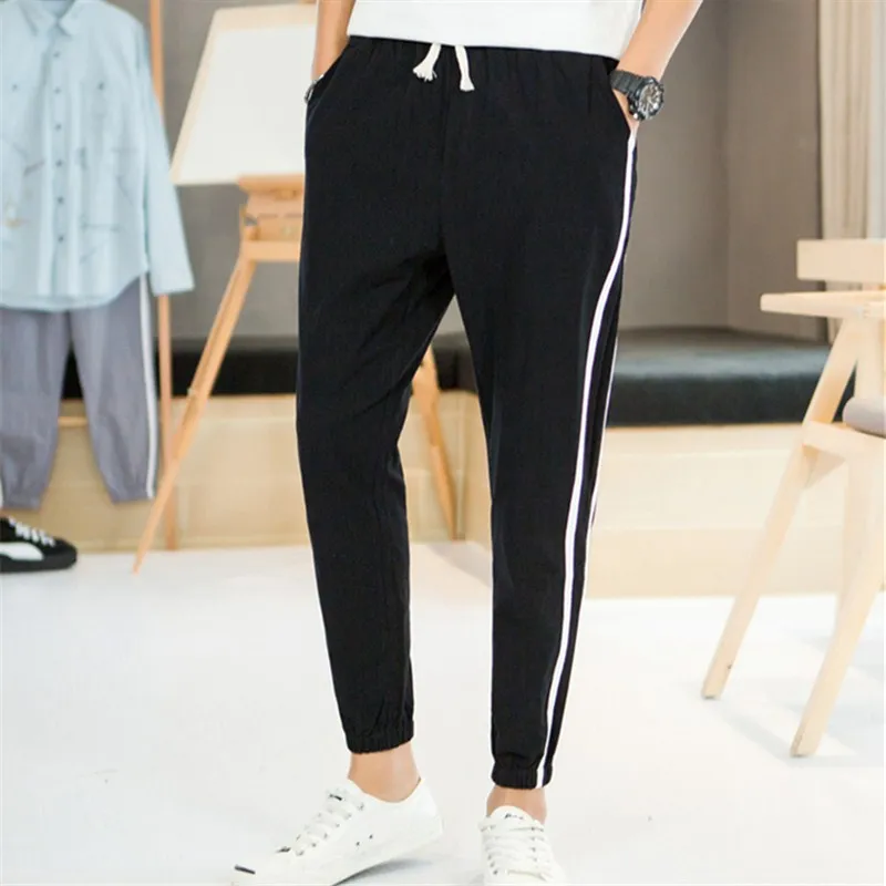 

2019 New Summer Sports Pants Male Loose Sports Trousers Exercise Fitness Running Jogging Casual Workout Sport High Sweat Pants