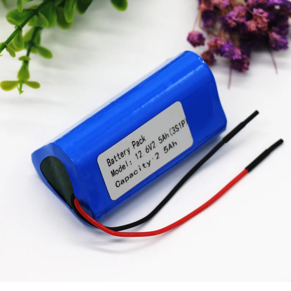 KLUOSI 12V аккумулятор с 5А BMS 3S1P 11,1 V/12,6 V 2500mah 18650 литий-ионный аккумулятор для аккумуляторов питания камеры видеонаблюдения светодиодный светильник и т. Д