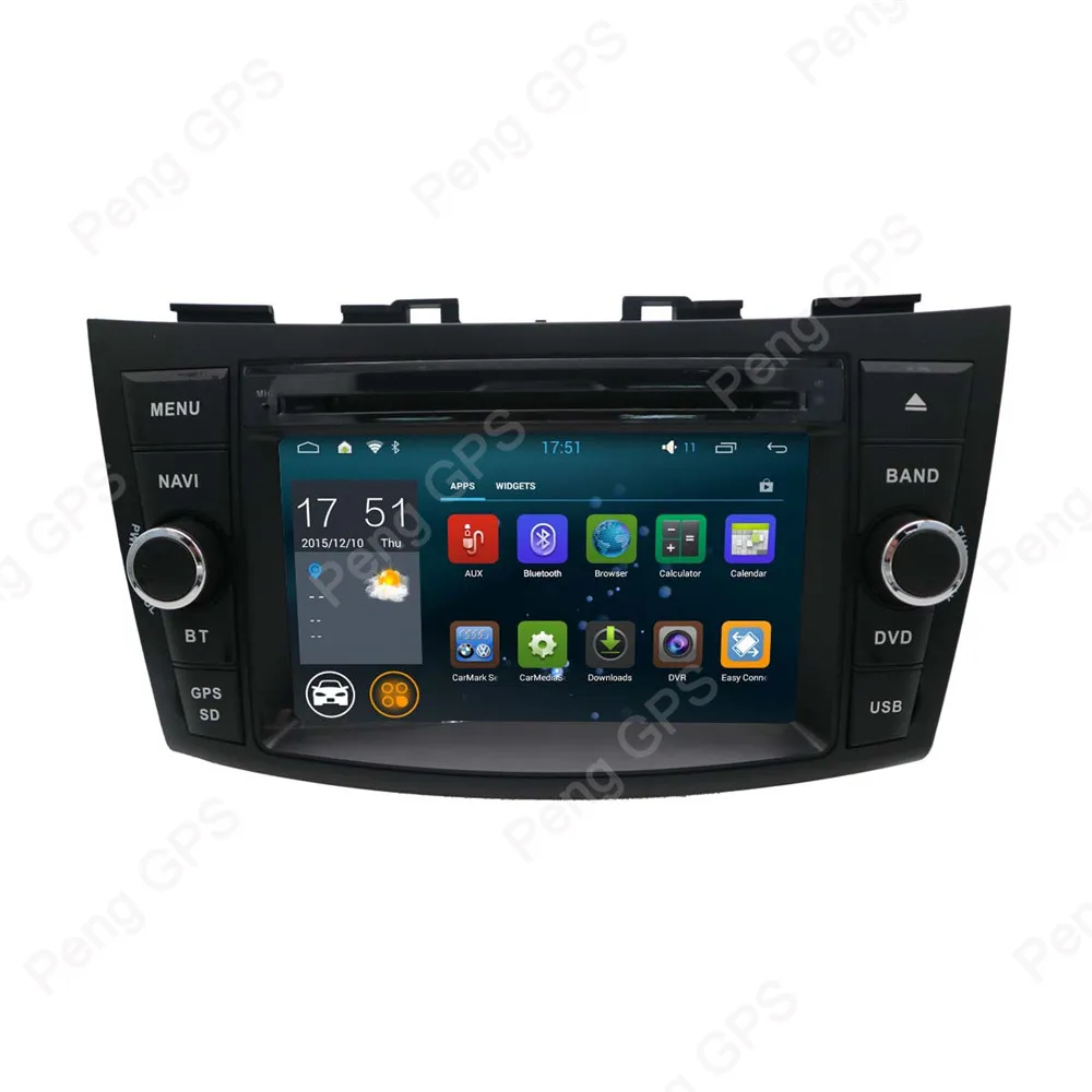 Sale Octa Core IPS Android 8.0 Car 2 Din Radio for SUZUKI SWIFT 2011 2012 GPS Navigation CD DVD Player IPS Screen 1024*600 HIFI Music 5