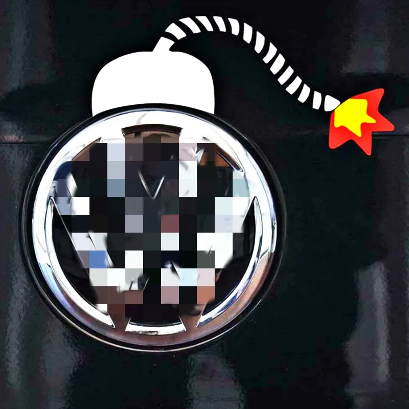 

Car-Styling Newest Design Car Stickers and Decals Funny Bomb Sticker for Volkswagen VW Golf 5 7 GTI Touareg Tiguan Jetta Sagitar