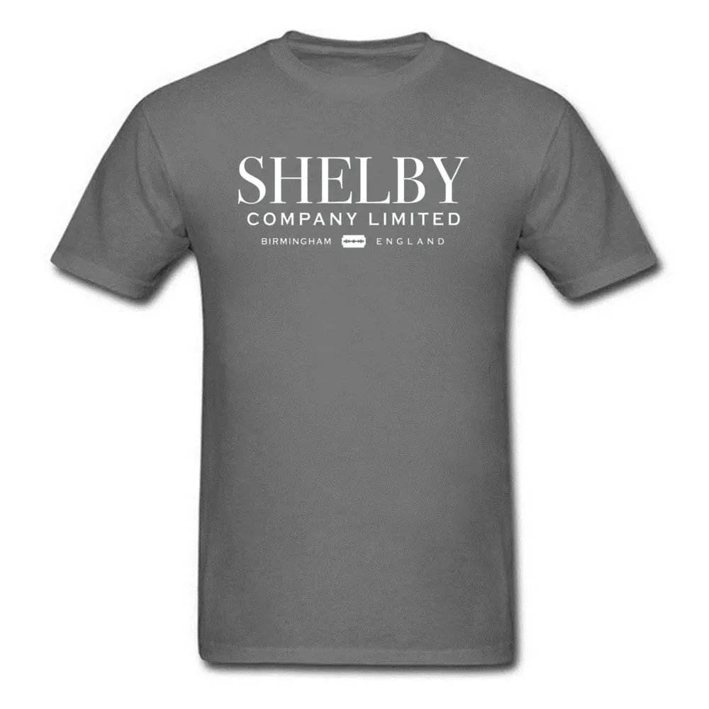 Shelby Company Limited D Round Collar T-Shirt Fall Design Tops T Shirt Short Sleeve 2018 Popular Cotton T-shirts Men Shelby Company Limited D carbon