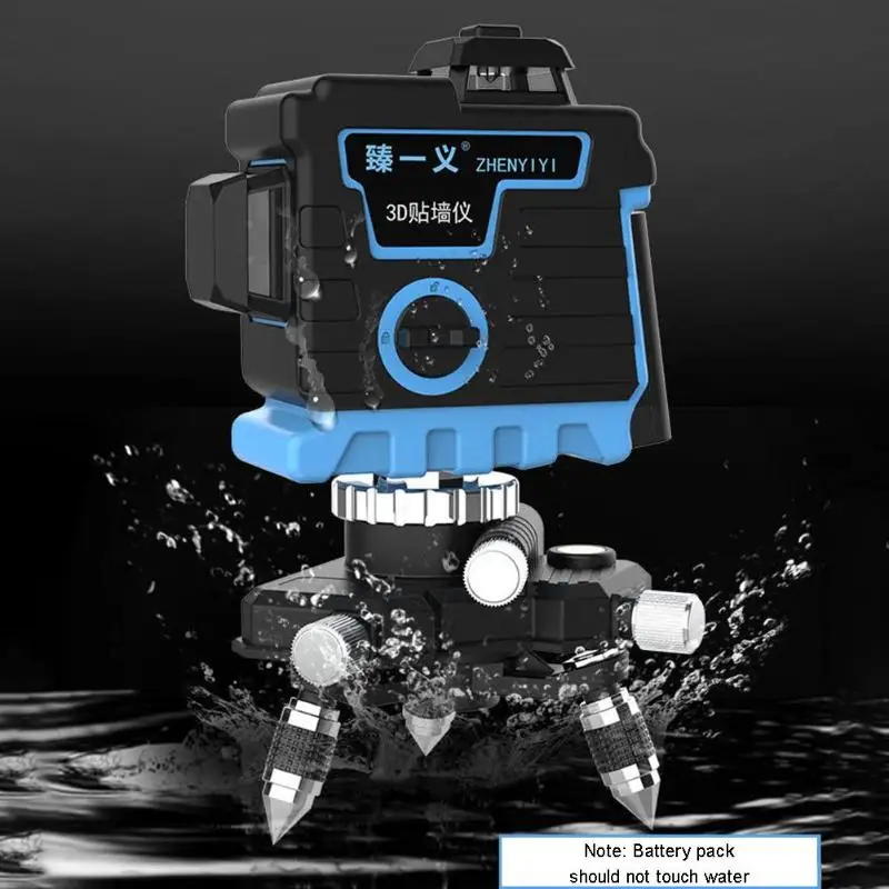 

12 Lines Horizontal/Cross 3D Wall-mounted Green Beam Laser Level Meter Self-leveling Instruments Optical Instruments