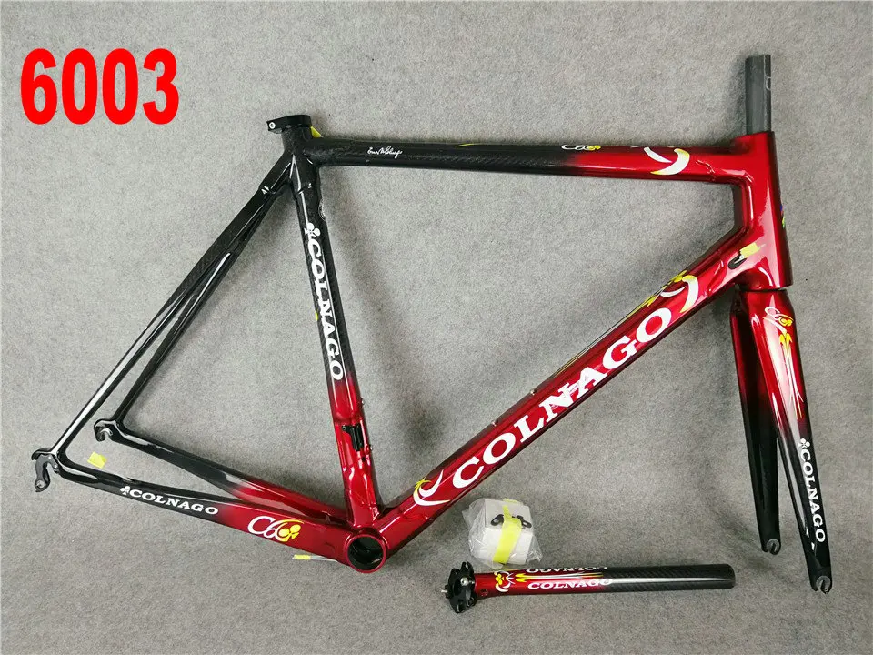 Excellent 28 colors Colnago C60 c64 frame Carbon Bicycle frameset Road Bike Frame bicycle glossy frame set 3