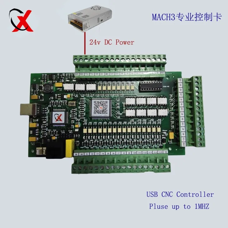 4 оси USB CNC Mach3 контроллер 1000 кГц карта интерфейс коммутационная плата E CUT плата обновления