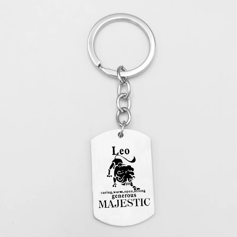 Suteyi новый знак зодиака брелок 12 Созвездия Leo Virgo Libra Scorpio кулон Стрелец держатель